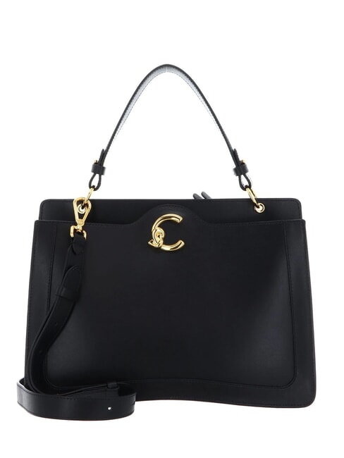 COCCINELLE C-ME CALF Handbag, with shoulder strap Black - Women’s Bags