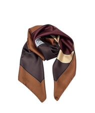 COCCINELLE C-ME TEX Silk scarf multi brunette - Scarves - 1