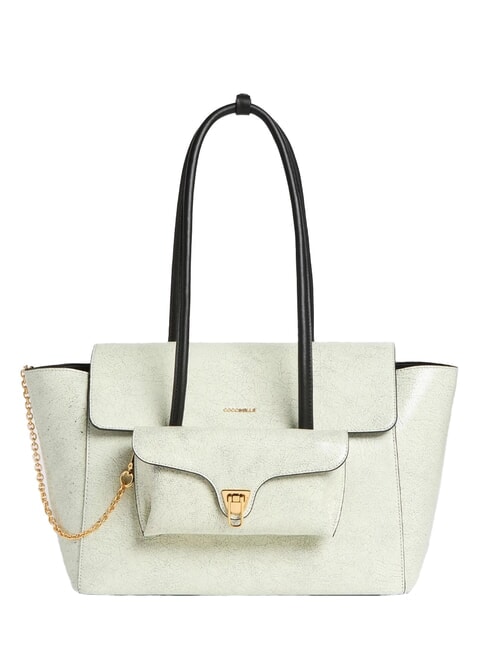 COCCINELLE DOUBLE BEAT CRA Shoulder bag snow/noir - Women’s Bags