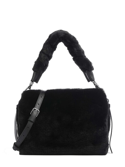COCCINELLE BOHEME SYNTHETIC FUR Shoulder bag Black - Women’s Bags