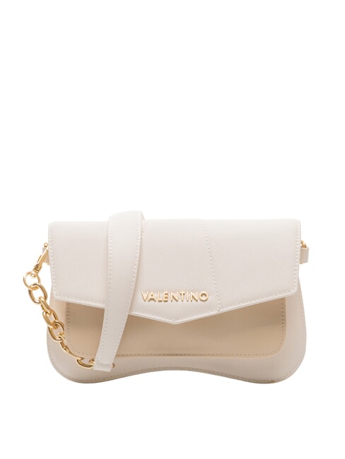 MARIO VALENTINO UNIKA Small shoulder bag with flap ecru/beige - Women’s Bags