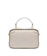 COCCINELLE MALETA CALF Leather handbag with shoulder strap white - Women’s Bags - 1