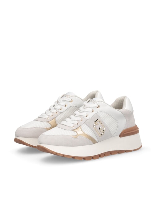 LIUJO AMAZING 43 Sneakers with mesh fabric inserts white - Women’s shoes