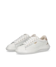 LIUJO CASPER 01 Sneakers with laminated insert white / light gold - Women’s shoes - 1