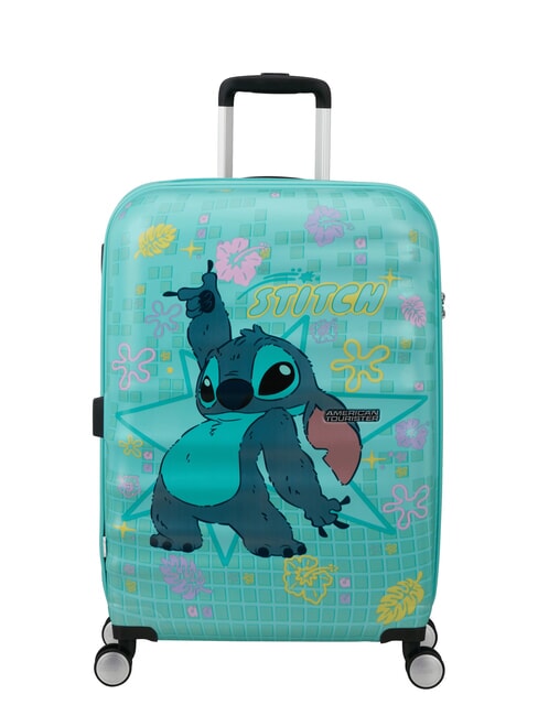 AMERICAN TOURISTER WAVEBREAKER DISNEY  Medium Trolley stitch flower - Rigid Trolley Cases