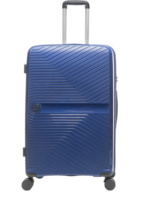 LESAC SLIDE Large, expandable trolley royal blue - Rigid Trolley Cases