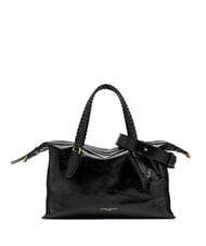 GIANNI CHIARINI ROXY Leather handbag with shoulder strap Black - Women’s Bags - 1