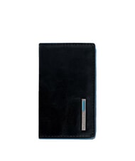 PIQUADRO BLUE SQUARE Leather Business Card Holder Black - Tablet holder& Organizer - 1