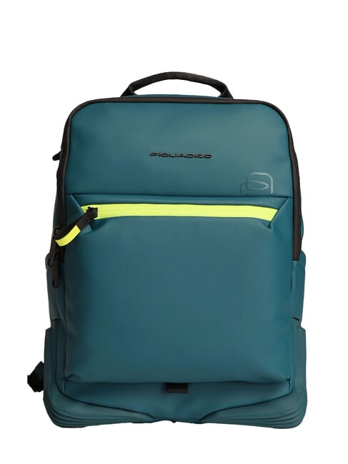 PIQUADRO CORNER SPECIALE GOMMATO  14" Laptop Backpack teal - Laptop backpacks