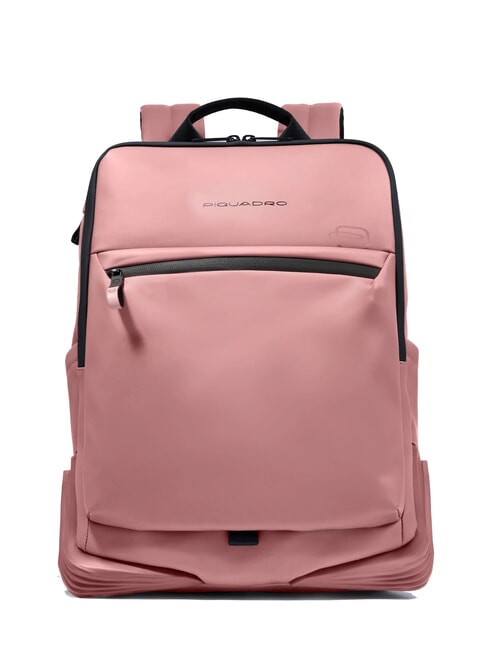 PIQUADRO CORNER SPECIALE GOMMATO 15.6" laptop backpack ROSA - Laptop backpacks