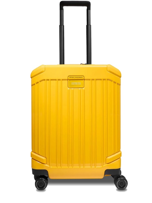 PIQUADRO POP Hand Luggage Trolley Yellow - Hand luggage