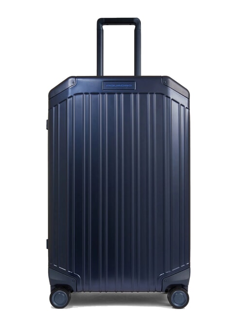 PIQUADRO ALU BLUE SQUARE Medium Trolley blue - Rigid Trolley Cases