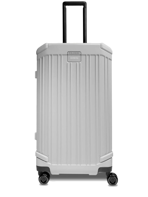 PIQUADRO POP Large Trolley white - Rigid Trolley Cases