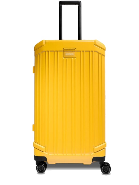 PIQUADRO POP Large Trolley Yellow - Rigid Trolley Cases
