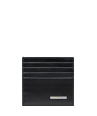 PIQUADRO BLUE SQUARE Leather card holder - Men’s Wallets