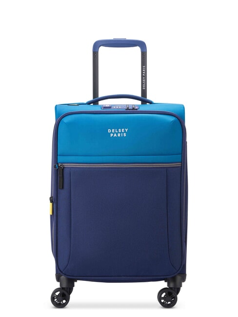 DELSEY BROCHANT 3 Expandable Hand Luggage Trolley sea blue - Hand luggage