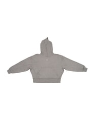 CALVIN KLEIN CK JEANS Cotton sweatshirt with hood and pocket grey heather - Women's Sweatshirts - 1