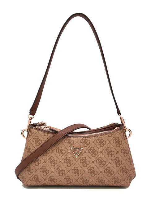 GUESS NOELLE 2 Shoulder bag, crossbody bag latte logo / brown - Women’s Bags