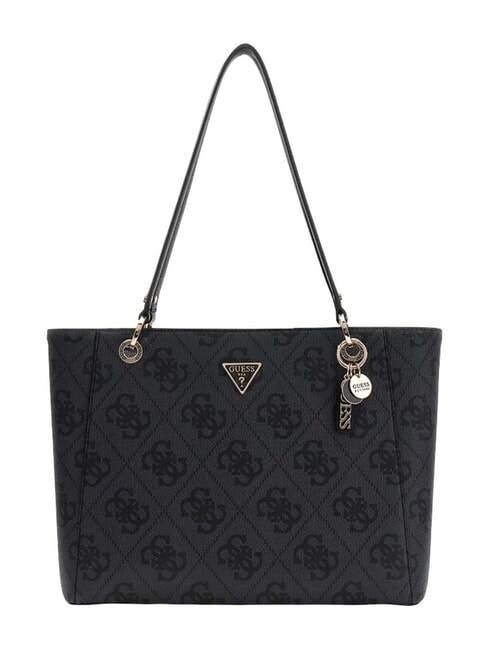 GUESS NOELLE 2 4G Logo Print Shoulder Tote Bag vikky large roo coalog tote bag - Women’s Bags