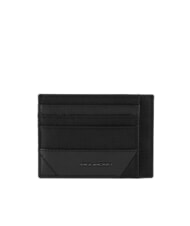 PIQUADRO TRAKAI Flat credit card holder Black - Men&rsquo;s Wallets - 1