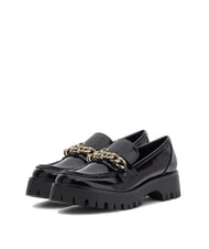 GUESS ALMER Chain and rhinestone logo moccasins - Women&rsquo;s shoes