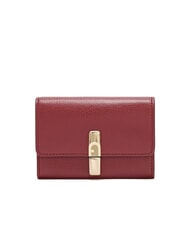 FURLA IRIDE Leather wallet CHERRY d - Women’s Wallets - 1
