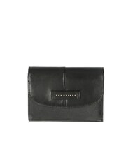 THE BRIDGE ELISABETTA Small leather wallet Black Gold - Women&rsquo;s Wallets - 1