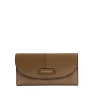 THE BRIDGE ELISABETTA Large leather wallet with flap oyster abb. gold - Women&rsquo;s Wallets - 1