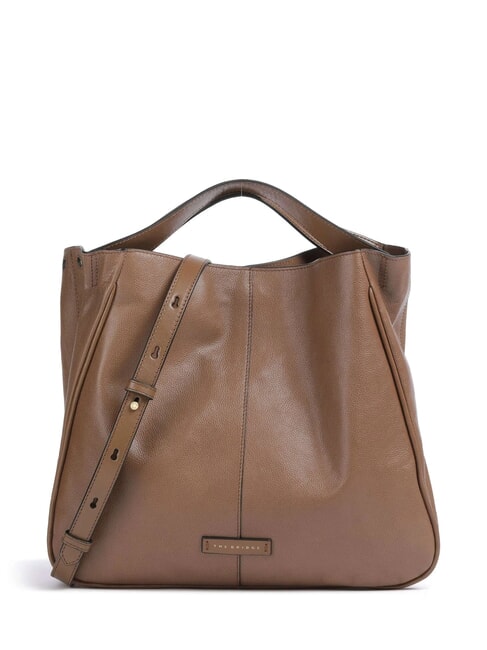 THE BRIDGE ELISABETTA Leather bag with shoulder strap oyster abb. gold - Women’s Bags