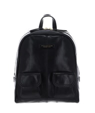 THE BRIDGE FLORA Leather backpack with front pockets - Women&rsquo;s Bags