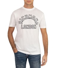 JOHN RICHMOND KORDIS BOXY Cotton T-shirt with maxi print white/blk - T-shirt - 1