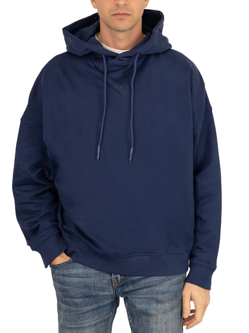 JOHN RICHMOND KAHIN Relaxed fit hoodie blue medieval - Sweatshirts