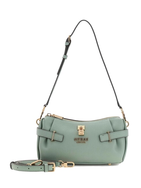 GUESS YESBA Small shoulder bag with charm light sage - Women’s Bags