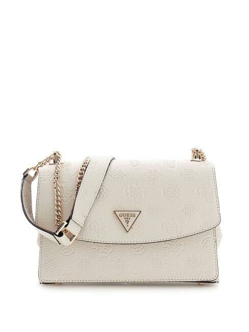 GUESS CRESIDIA II Shoulder bag with flap off white logo - Women’s Bags