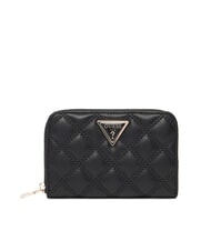 GUESS GIULLY 2 Medium quilted zip-up wallet BLACK - Women&rsquo;s Wallets - 1