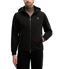 GUESS KNITTED Hooded jacket - Men's Jackets