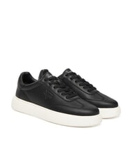 GUESS PLAZA Leather sneakers - Men&rsquo;s shoes