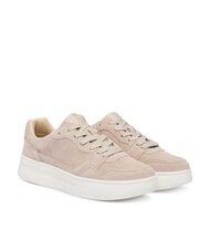 GUESS WINNO Suede leather sneakers BEIGE - Men&rsquo;s shoes - 1