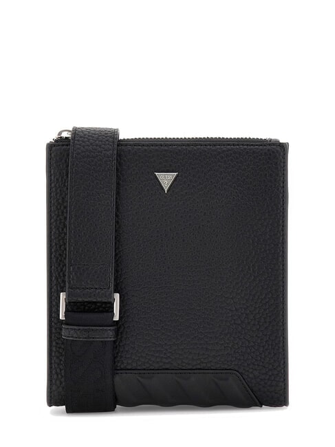 GUESS TORINO Flat bag BLACK - Over-the-shoulder Bags for Men