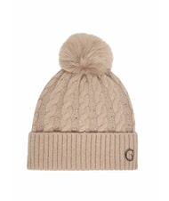 GUESS KNITTED Pom pom hat - Hats