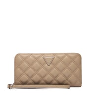 GUESS GIULLY 2 Large quilted zip-up wallet BEIGE - Women&rsquo;s Wallets - 1