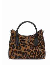 GUESS DOMITILLA St. animalier leather handbag leopard - Women&rsquo;s Bags - 1