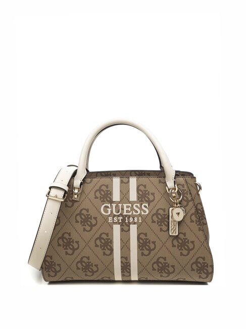 GUESS NOELLE 2 LUXURY Handbag with shoulder strap MILK LOGO - Women’s Bags