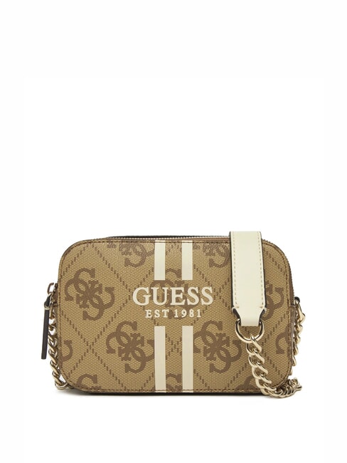 GUESS NOELLE 2 Shoulder camera case bag MILK LOGO - Women’s Bags