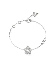 GUESS SHINING WINTER Bracelet with flower and crystals SILVER - Bracelets - 1