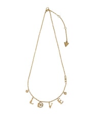 GUESS 4 LOVE Necklace with LOVE charms yellow gold - Necklaces - 1
