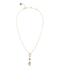 GUESS 4G LIGHT Necklace with pendant and zirconia yellow gold - Necklaces - 1