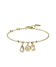 GUESS 4G LIGHT Bracelet with three charms yellow gold - Bracelets - 1