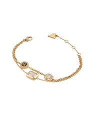 GUESS 4G LIGHT Bracelet with three charms yellow gold - Bracelets - 1