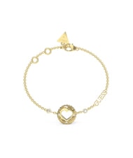 GUESS ROLLING HEARTS Bracelet with heart yellow gold - Bracelets - 1